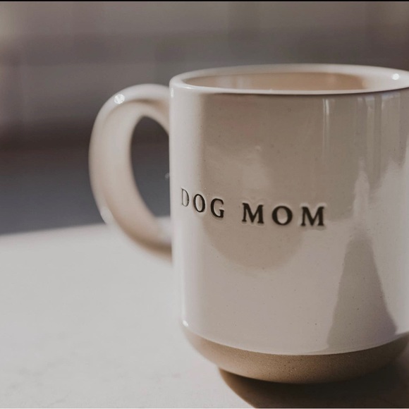 Dog Mom Stoneware Coffee Mug - Picture 2 of 3